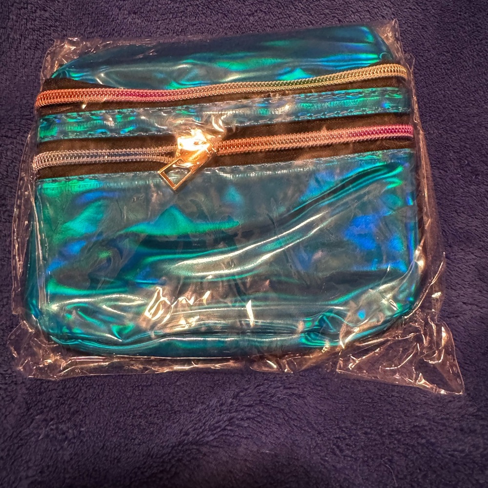 Holographic Blue Women's Waist Bag